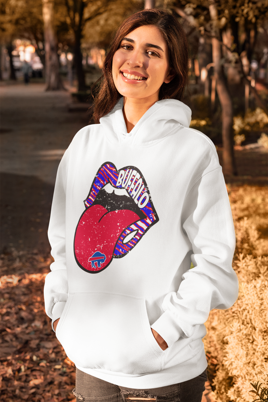 Zubaz Mouth Hoodie